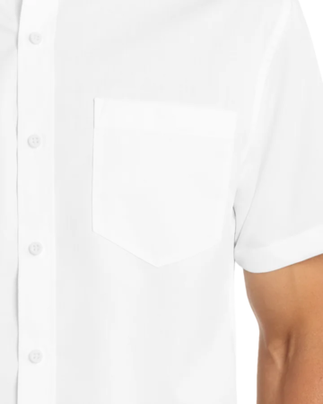 Closeup of a S664 Port Authority Short Sleeve SuperPro Twill Shirt